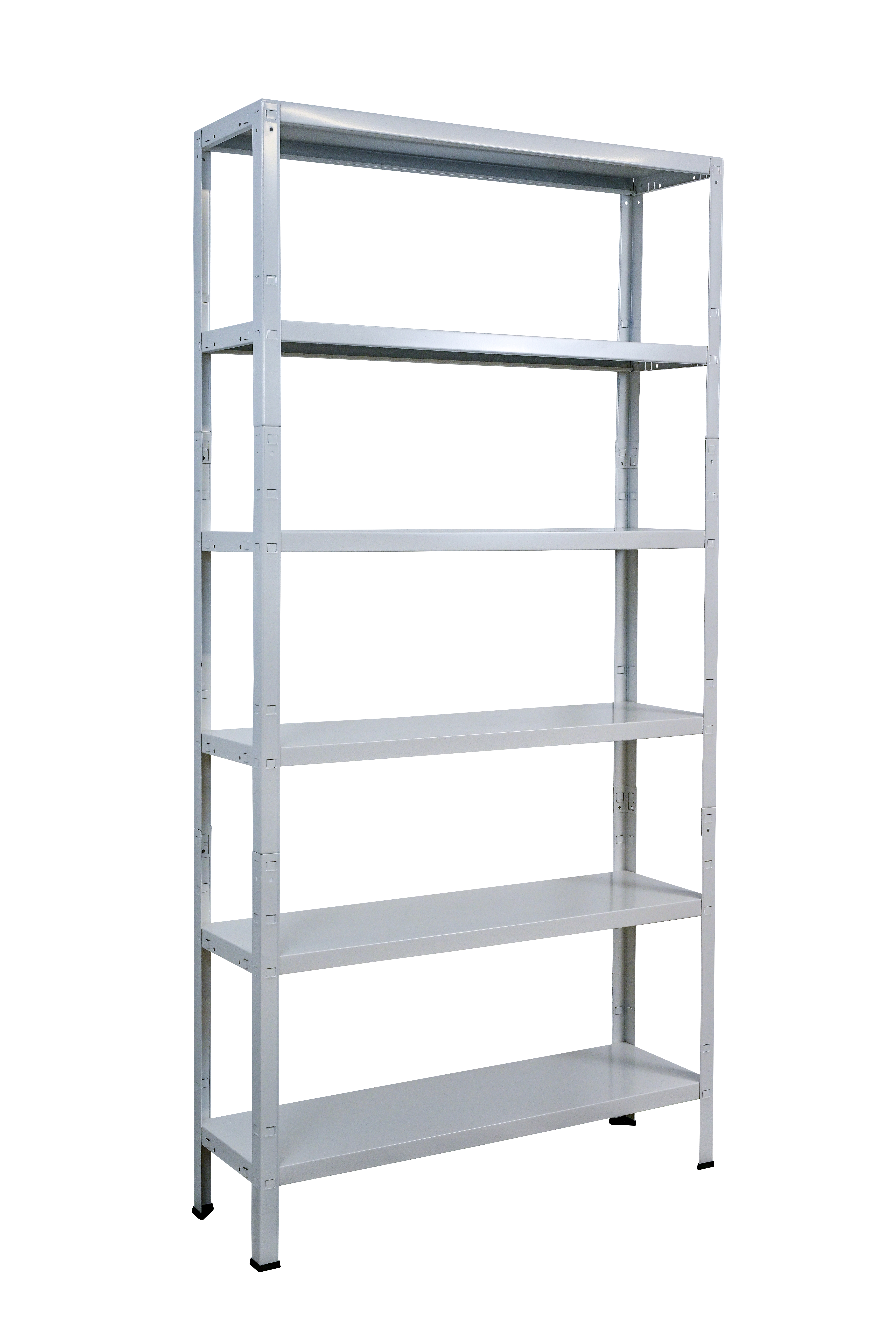 Stylisches Steck- Büroregal 200x100x30 cm (HxBxT), weiß